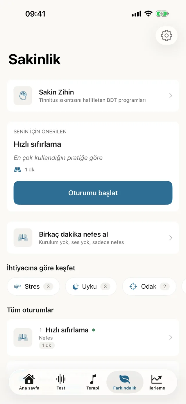 Tinnitus Haven — Sakinlik