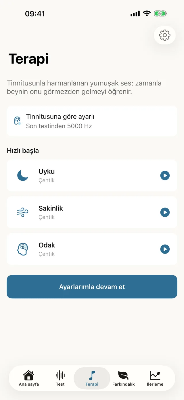 Tinnitus Haven ses terapisi